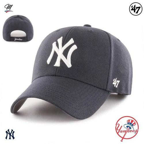 Casquette - 47 Brand - New York Yankees Mvp - Taille Unique - Couleur Navy - Style Sportswear