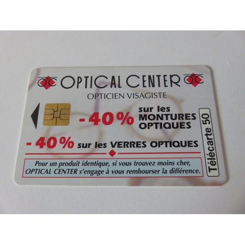 Télécarte Optical Center