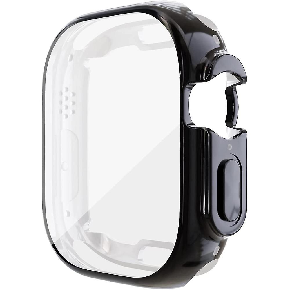 Apple Watch 8 Ultra 49 mm Étui de Protection d'Écran de Montre Anti-Rayures Housse d'Écran Iwatch 2 Pièces Noir