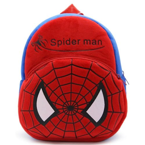 Sac à dos polyvalent de dessin animé, petit sac d'école de la maternelle, sac à dos en peluche d'extérieur pour enfants de 1 à 3 ans, bébé Spider Man