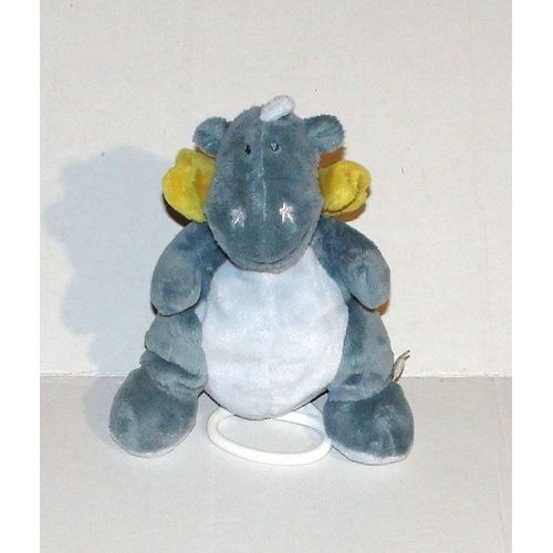 Doudou Dragon Noukies Musical Berceuse Victor 19 Cm