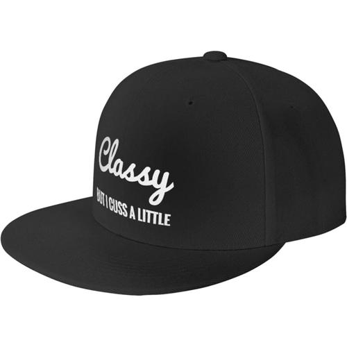 Casquette De Baseball À Bord Plat Pour Hommes Et Femmes, Chapeau Hip Hop Chic Mais Je Crache Un Peu