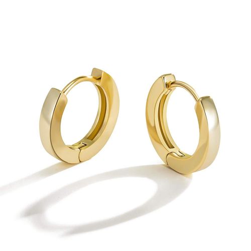Boucles D'oreilles Piercing Cr¿¿Oles Titane Acier Inoxydable Dor¿¿ Dor¿¿