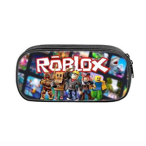 Roblox Jeu Enfants Garçons Filles Dessin Animé Trousse À Crayons Écoliers Grande Capacité Papeterie Pochette De Rangement Sac C