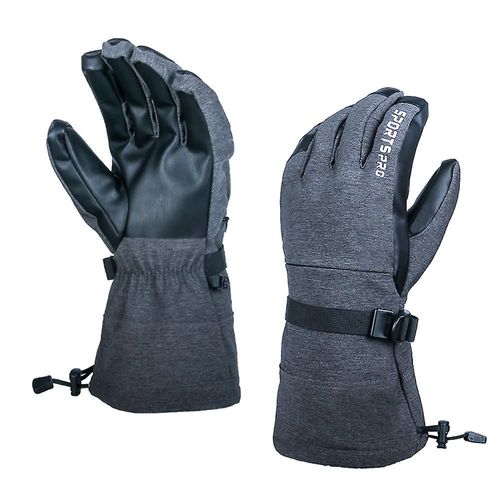Gants De Ski Imperm¿¿Ables Pour Temps Froid, Gants De Snowboard En Plein Air, L, Gris