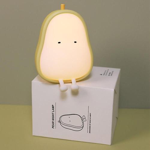 Mignon Poire Veilleuse Led Lumière D'ambiance Enfants Chambre Lampe De Sommeil Cadeau