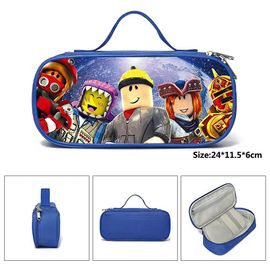 Trousse à Crayons à Rabat Avec 2 Compartiments Zippés, Grande Capacité