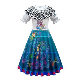 Robe De Princesse Mirabel Madrigal Pour Enfants Filles, Déguisement De Cosplay, Tenues 11-12t