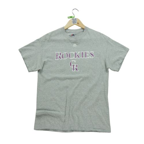 Reconditionné - T-Shirt Manches Courtes Homme Mlb - Taille M - Homme - Gris