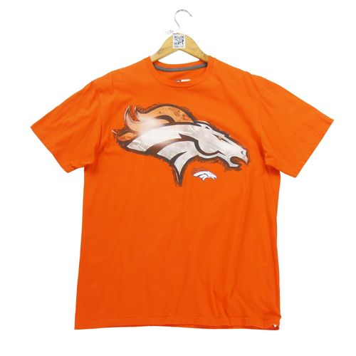 Reconditionné - T-Shirt Manches Courtes Homme Nfl - Taille L - Homme - Orange