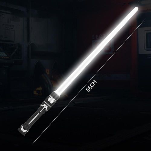 Jouets Épée Laser Star Wars Avec Son Et Lumière Pour Enfants, Accessoire De Cosplay Fantaisie Blanc