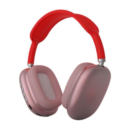 Casque Bluetooth sans fil antibruit son musique casque sport écouteur rouge