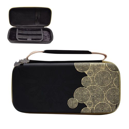 Coque Pour Nintendo Switch Et Switch Oled  (Zelda Tears Of The Kingdom), Sac De Voyage Portatif Dur, Compatible Avec Switch/Switch Oled (Noir)