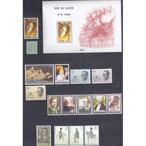 Belgique Timbres Année Complète 1981