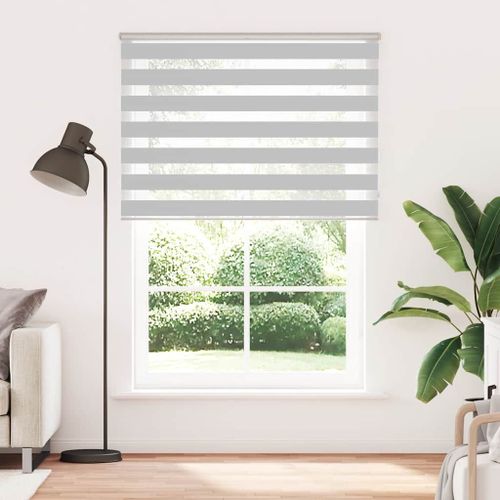 Vidaxl Store Zèbre Gris Clair Largeur Du Tissu 160,9 Cm Polyester