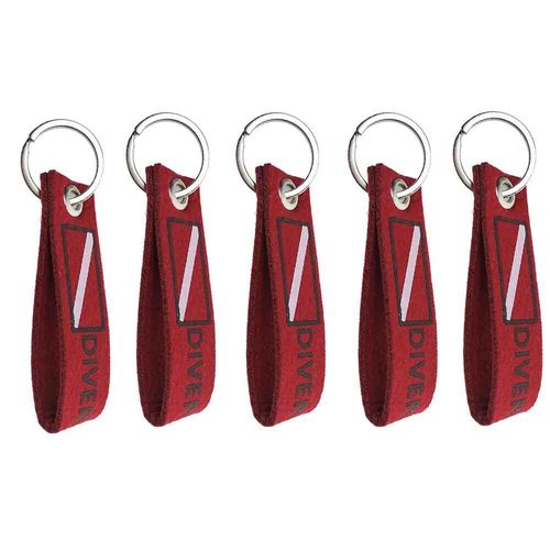 Sac de plongée étiquette de bagage avec porte-clés porte-clés voyage plongée sous-marine sac à dos sac drapeau porte-clés porte-clés - Type 5 piece Type 2