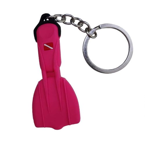 Porte-Clés Aileron De Plongée Sous-Marine,Flipper,Sacs Cadeaux De Plongée,Id - Type Red