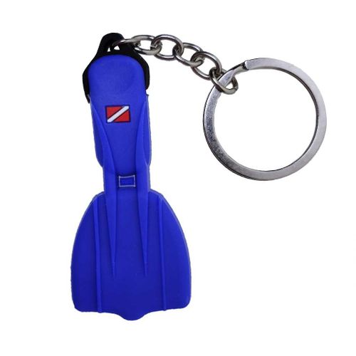 Porte-Clés Aileron De Plongée Sous-Marine,Flipper,Sacs Cadeaux De Plongée,Id - Type Blue