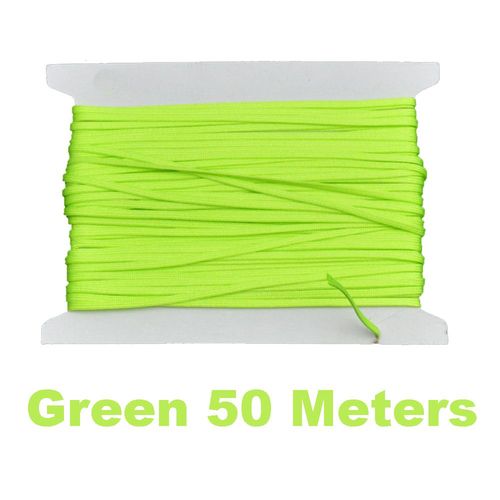 Moulinet De Plongée Sous-Marine Plat En Polyester,Ligne De Plongée Sous-Marine,Bobine De Doigt,Corde De Pêche Sous-Marine,Corde De Récif De Grotte - Type Green 50 Meters