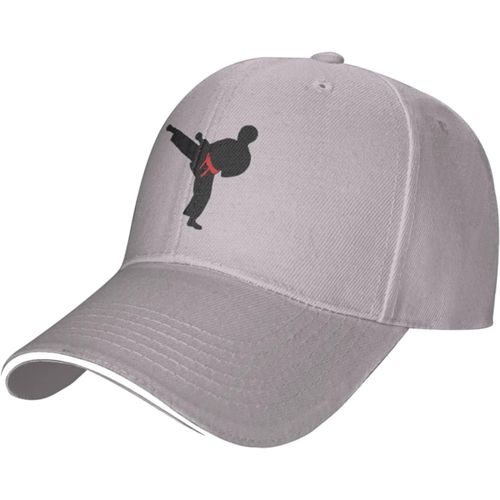 Karaté Garçon Réglable Sandwich Bill Chapeau Casquette De Baseball Casquette De Camionneur