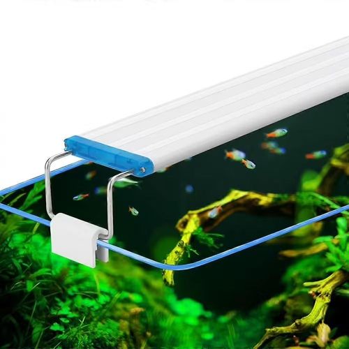 " Lampe D¿Aquarium Ultra-Mince Lumière Blanche Bleue Lumière Aquascape Lampe D¿Aquarium Lumière Led (18cm) -Ouragan X "