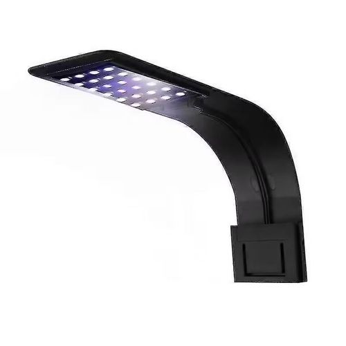 " Lampe Led Lampe D¿Aquarium Blanc Et Bleu Nano Clip-On Éclairage Pour Plantes De Poisson 23-50cm-Noir --Ouragan X "