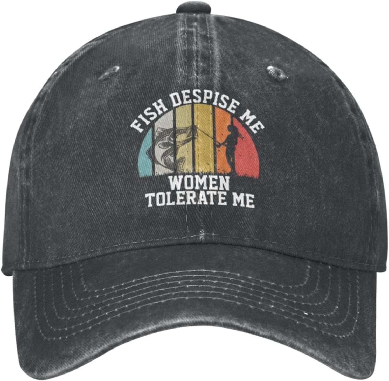 Chapeau De Pêche Poisson Me Méprise Les Femmes Me Tolèrent Chapeau Pour Femmes Chapeau De Baseball Chapeau À La Mode