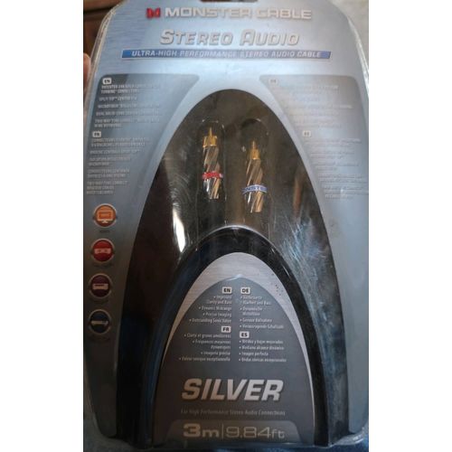 Monster câble stéréo audio 3m