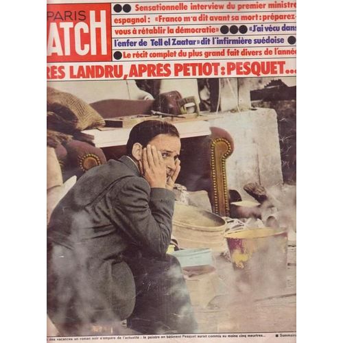 Paris Match N°1422 Du 28-08-1976