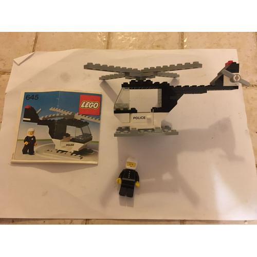Lego 645 Hélicoptère Police 1978