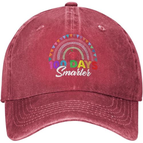 Chapeau Drôle De 100 Jours, Chapeau Plus Intelligent De 100 Jours Pour Femmes, Casquettes De Baseball Mignonnes