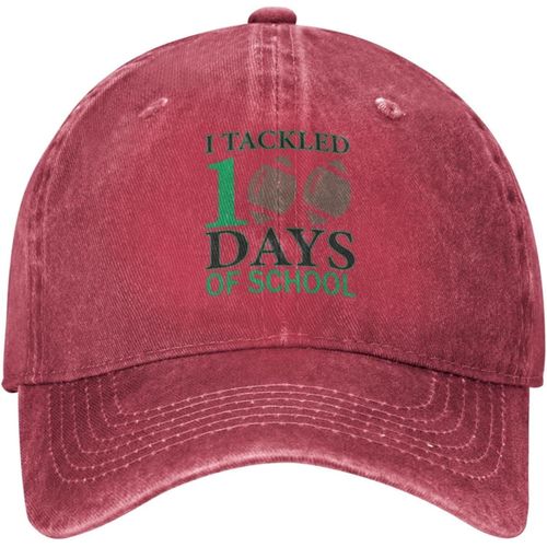 Casquette De Baseball Drôle 100 Jours, J'ai Abordé 100 Jours D'école, Chapeau De Football Pour Femmes, Casquette Graphique