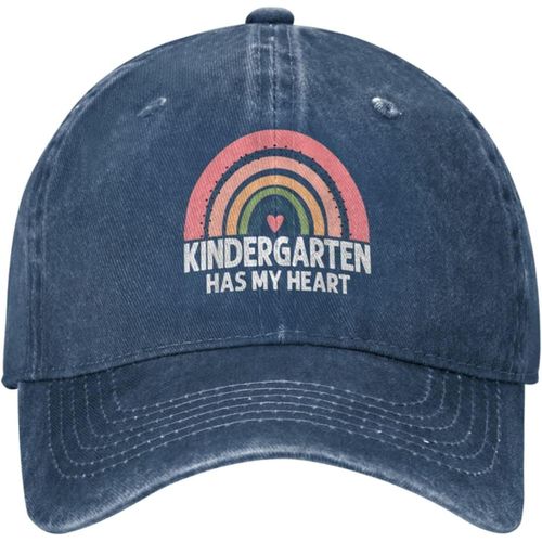 Casquette De Baseball Humoristique Pour Femmes, Chapeau De 100 Jours, La Maternelle A Mon C¿Ur, Casquette Graphique