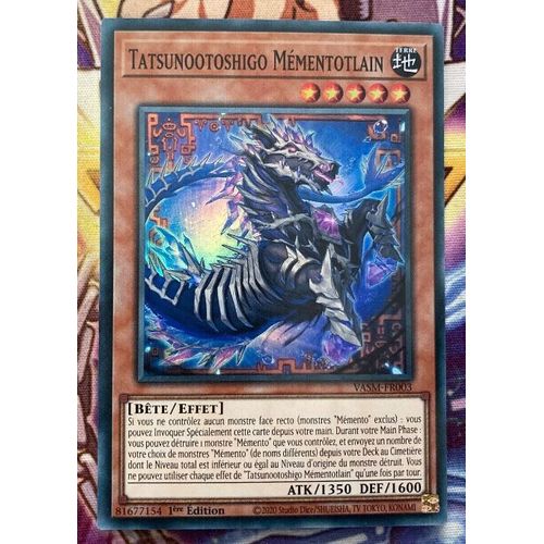 Yu Gi Oh Vasm Fr003 Tatsunootoshigo Mémentotlain Super Rare