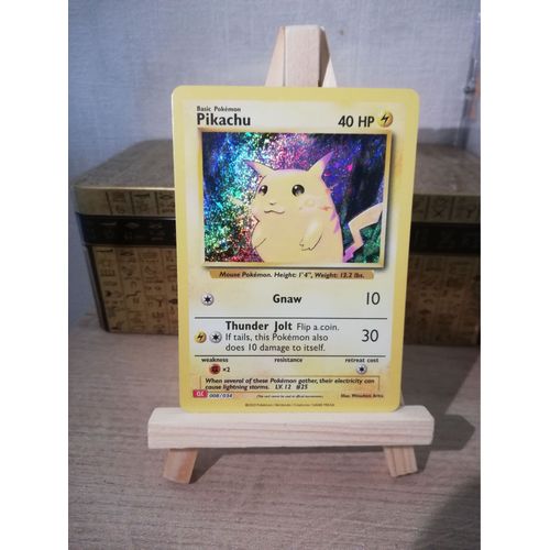 Carte Pokémon Pikachu Holo Foil 008/034 Tcg Classic Collector 2023 En