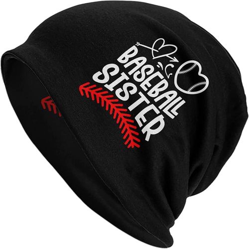 Bonnet En Tricot Baseball Sister Pour Hommes Et Femmes, Bonnet En Tricot Ample Et Chaud Pour L'hiver