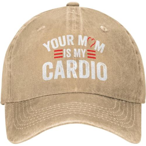 Casquette De Maman, Votre Maman Est Ma Casquette Cardio, Chapeau De Papa Pour Femmes, Chapeau Tendance