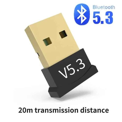 Adaptateur USB Bluetooth 5.4 5.3,Dongle 150M pour PC,souris sans fil,clavier,récepteur Audio de musique,transmetteur Bluetooth - Type BT5.3 20m #C