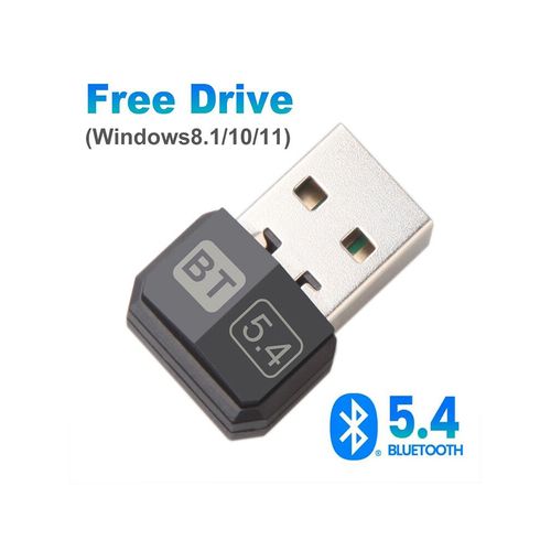 Adaptateur USB Bluetooth 5.4 Dongle pour haut-parleur PC,souris sans fil,clavier,musique,récepteur audio,émetteur - Type Bluetooth 5.4