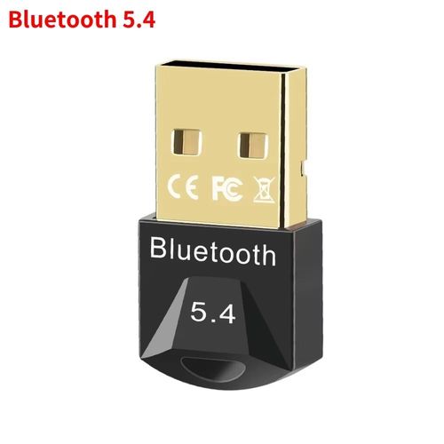 Adaptateur USB Bluetooth 5.4 sans fil pour ordinateur PC et ordinateur portable,transmetteur récepteur audio,dongle - Type BT 5.4