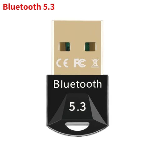 Adaptateur USB Bluetooth 5.4 sans fil BT 5.3,récepteur Dongle transmetteur haute vitesse,Mini adaptateur USB Bluetooth pour PC portable - Type BT 5.3 #B