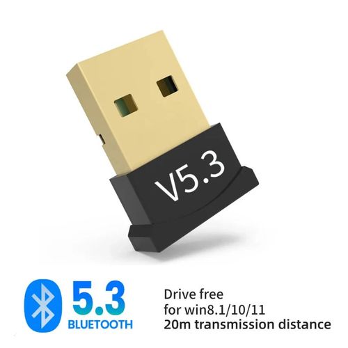 Adaptateur USB Bluetooth 5.4 5.3 pour PC,150m,dongle pour souris sans fil,clavier,musique,récepteur audio,émetteur - Type Bluetooth 5.3