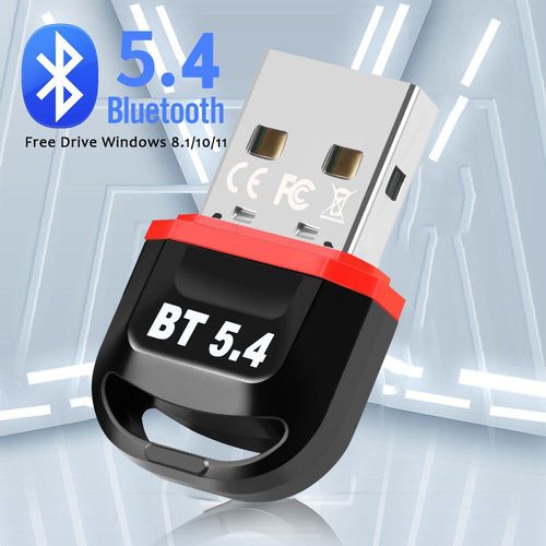 Adaptateur USB Bluetooth 5.4 pour PC,récepteur de dongle Bluetooth pour haut-parleur,souris,clavier,musique,émetteur audio - Type Bluetooth 5.4