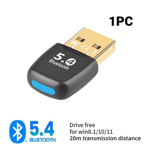Adaptateur USB Bluetooth 5.4,récepteur Audio et musique,transmetteur pour PC,haut-parleur,boîte à son pour ordinateur portable,souris sans fil,transmetteur USB - Type BT 5.4 1PC