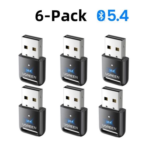Ugreen-Adaptateur Dongle Usb Bluetooth 5.3 5.4,Pour Haut-Parleur Pc,Souris Sans Fil,Clavier,Musique,Récepteur Audio,Émetteur Bluetooth - Type 20m Transmission