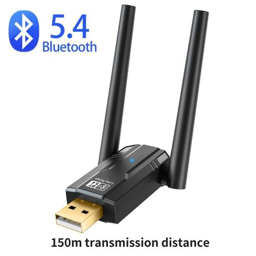Adaptateur USB Bluetooth 150,5.4 m,dongle sans fil pour PC,souris sans fil,clavier,musique,récepteur audio,émetteur,Bluetooth 5.3 - Type BT5.4 150m