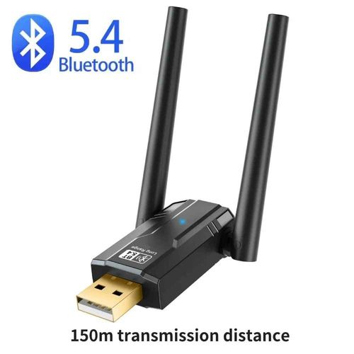 Adaptateur USB Bluetooth 5.4 5.3,Dongle 150M pour PC,souris sans fil,clavier,récepteur Audio de musique,transmetteur Bluetooth - Type BT5.4 150m #B