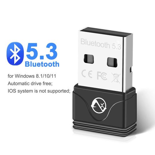 Zexmte-Adaptateur USB Bluetooth 5.1 5.3,50m,pour Windows 8/11/10,haut-parleur,casque,clavier,récepteur audio,dongle - Type BT5.3 20M 1PCS