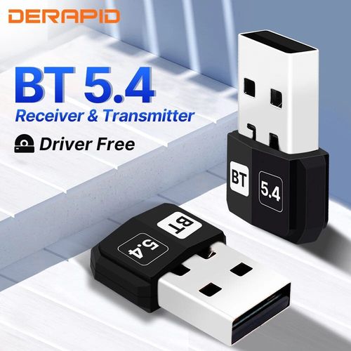 Adaptateur USB Bluetooth 5.4,Dongle Audio,Mini récepteur/émetteur sans fil USB pour PC/ordinateur portable,pilote gratuit pour Win10/11 - Type Adaptateur USB BT 5.4 #C