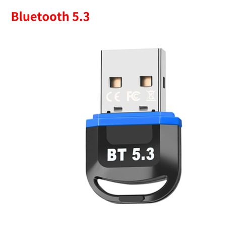 Adaptateur USB Bluetooth 5.3 pour haut-parleur sans fil,souris audio,dongle Bluetooth 5.3,récepteur émetteur - Type Blue
